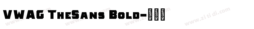 VWAG TheSans Bold字体转换